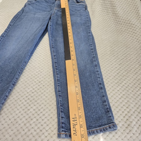 Vintage Eusie Blue Denim Overalls Kids Size 11 Pockets Belt‎ Loops - Picture 10 of 14